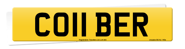 Registration number CO11 BER